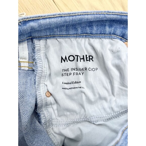 MOTHER Light Blue Ankle & Cropped Jeans - Picture 6 of 8